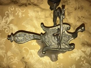 French Antique Bird Gilded Bronze Brass Wall Lamp Sconce Art Nouveau 3