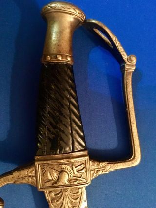 Antique Old Vintage French Italian German Napoleon Sword Dagger Knife 11