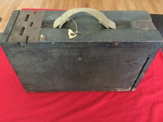 Ww1 Wood Ammo Box Military Collectible World War I Ammo Box