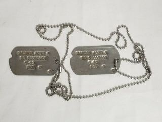 Us Korean War Dogtags