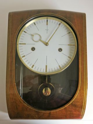 Rare Vintage Kienzle Wall Art Deco Clock By Heinrich Moeller -
