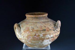 Sc Ancient Greek Decorated Pottery Jar,  C.  5th - 4th Cent Bc