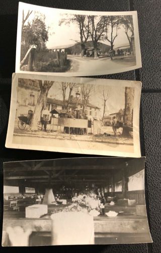 3 Photos Wwi Aef Scenes In France Barracks Thanksgiving More