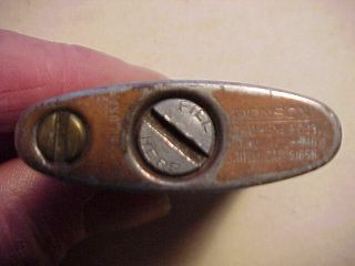 & VG WWII Era Ronson Airborne Cigarette Lighter w/ Applied Jump Wings 2