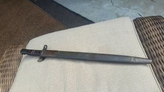 Remington M1917 Bayonet And Scabbard Untouched Uncleaned Unmessed With