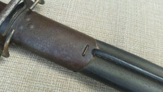 Remington M1917 Bayonet and Scabbard untouched uncleaned unmessed with 5