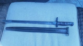Remington M1917 Bayonet and Scabbard untouched uncleaned unmessed with 9