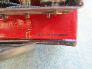VINTAGE 1922 GERMANY TOONERVILLE TROLLEY TIN WIND - UP TOY 11
