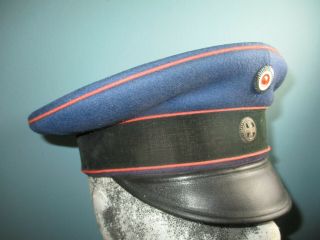 German Veteran Ww Visor Cap Preussen Prussia Hat Mutze Kradche Helmet Shako Kepi