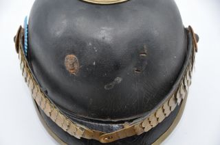 WW1 German Spike Helmet Prussian Pickelhaube Oldenberg 1867 7
