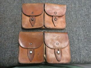 French Model 1945 Ammo Pouches For Mas Rifles - Many Markings