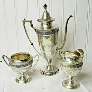 Sterling Silver Tea Service Frank M.  Whitting Co.