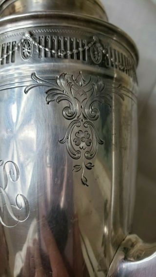 Sterling Silver Tea Service Frank M.  Whitting Co. 9