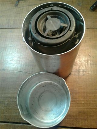 VINTAGE COLEMAN M - 50 MOUNTAIN STOVE DATED 1951 WITH CAN STOVE MAY NEED SOME WORK 11