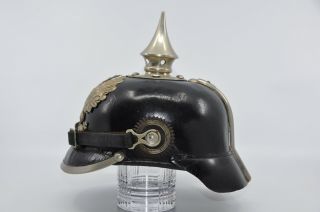 WW1 German Spike Helmet Prussian Pickelhaube Pioneer Battalion 2