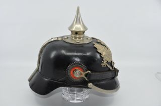 WW1 German Spike Helmet Prussian Pickelhaube Pioneer Battalion 3