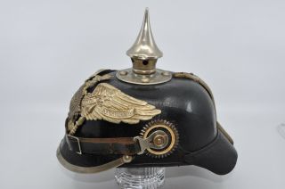 WW1 German Spike Helmet Prussian Pickelhaube Guard Regiment 2