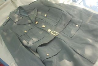 Ww2 Us Army Officers 4 Pocket Dress Coat Uniform