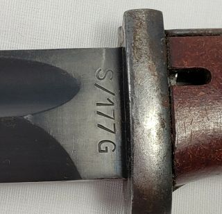 WWII German K98 Mauser Bayonet With Sheath 5