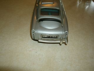 Vintage 1960 ' s GILBERT JAMES BOND 007 Aston Martin DB5 Battery Tin Toy Car 5