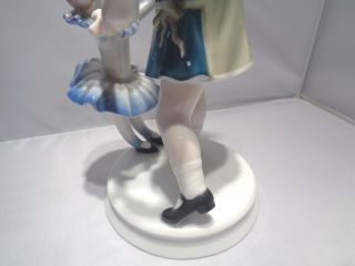 RARE Rosenthal Dancing Girl with Doll Figurine Selb - Bavaria 1004 7