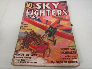 Pre Wwii Us Air War Comic Book Style Aviation War Action Novel July 1937