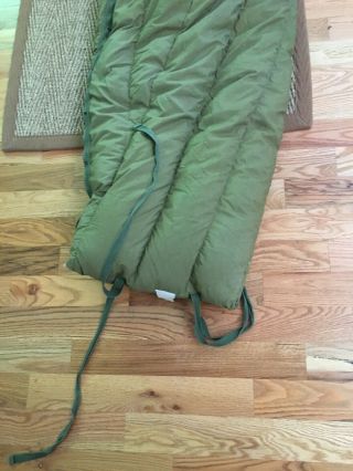 1951 US Military M - 1949 Down - filled Mummy Style Mountain Sleeping Bag Size Large 4