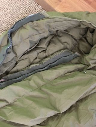 1951 US Military M - 1949 Down - filled Mummy Style Mountain Sleeping Bag Size Large 6