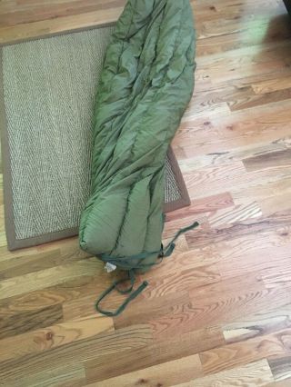 1951 US Military M - 1949 Down - filled Mummy Style Mountain Sleeping Bag Size Large 9