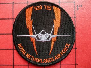 Air Force Squadron Patch Klu Netherlands 323 Tes F - 35 Jsf Lightning Ii