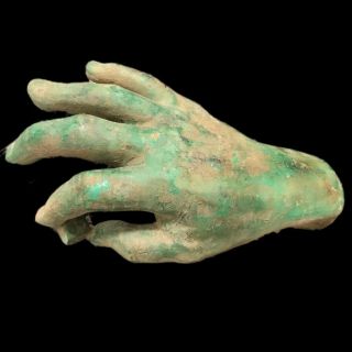 ANCIENT ROMAN BRONZE LIFE SIZED HAND STATUE - 200 - 400 AD (1) 2