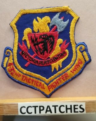 Vintage Usaf 432nd Tactical Fighter Wing Air Force Patch