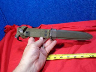 VINTAGE WW2 MILITARY BAYONET FIGHTING KNIFE 11 7