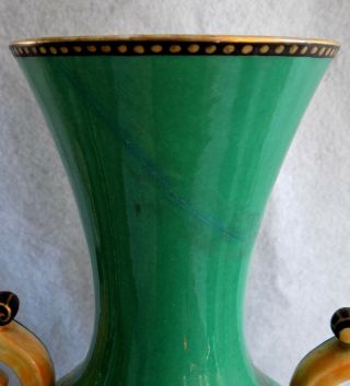 Stunning 19th C.  Continental Hand Painted Portrait Vase. 10