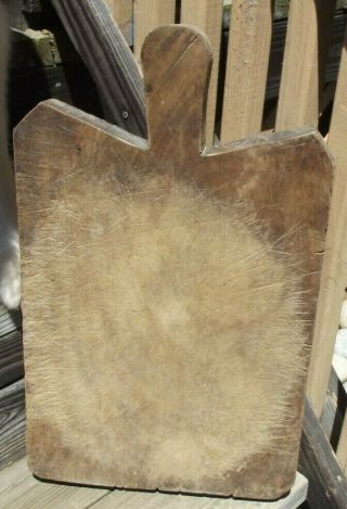 Primitive Bread Wooden Cutting Board Peel Paddle
