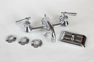 antique faucet kitchen sink | chicago vtg mixing faucet shower victorian deco 4