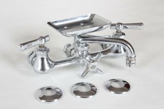 antique faucet kitchen sink | chicago vtg mixing faucet shower victorian deco 8