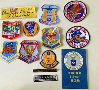 Group Of Civil Air Patrol Patches 1960’s