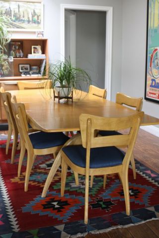 Heywood Wakefield Dining Table and Chairs 3