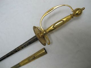 Very fine French smallsword court sword ca.  1780 - 1800,  by Dassier Paris 2