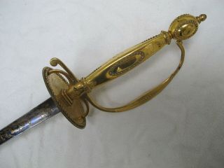 Very fine French smallsword court sword ca.  1780 - 1800,  by Dassier Paris 4