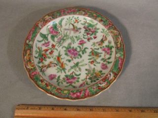 RARE LARGE ANTIQUE CHINESE EXPORT ROSE MEDALLION 11 