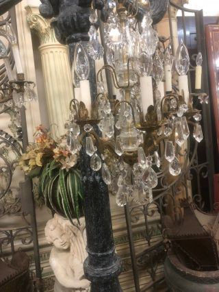 Antique Crystal Chandelier Small 5
