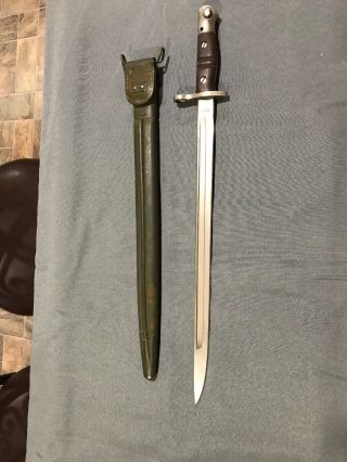 Ww1 Remington M1917 Bayonet & Scabbard.