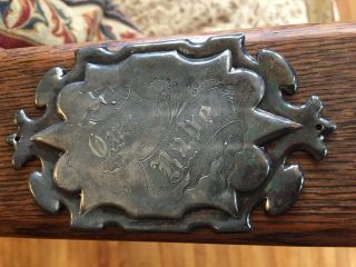 " Our Babe " Baby Coffin Plaque Oddity Funerary Item