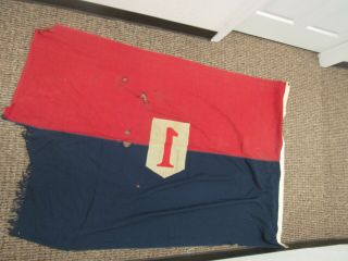 WWII Era 1st Infantry divisional flag well 7