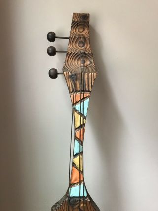 Mid Century Modern Witco Guitar Stringed Instrument Tiki Wall Art 4