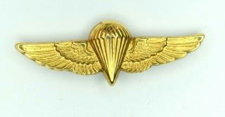 Scarce Us Marine Corps / Navy Korea To Vietnam War 1 3/8 " Jump Wings Parachutist