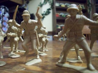 rare vintage Lido Marx playset Japanese soldiers World War 2,  18 soldiers 3