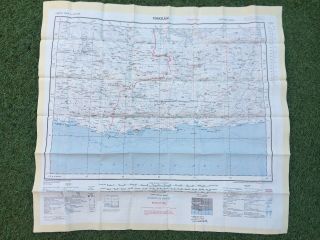 Cold War Issue 1950s British RAF SAS Kandahar Makran Silk Escape Map 4